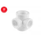 Крестовина  2-пл. 32*20*20*32 (100/20) (Valfex) БЕЛАЯ* К