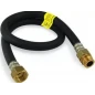 Газовая подводка резиновая 1/2"  1,2м  Гайка/Штуцер***К              АКЦИЯ