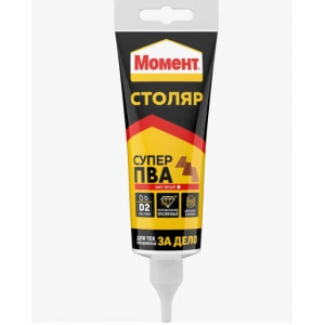 Клей-ПВА Столярный, белый МОМЕНТ СТОЛЯР 125г