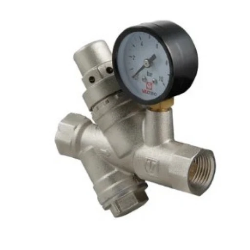VALTEC Клапан подпиточный 1/2" с фильтром и манометром 2–5 бар (заводская настройка - 3 бар)