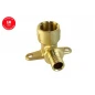 Водорозетка аксиальная,латунь, 20(2,8) х 1/2" вн.р., VALFEX
