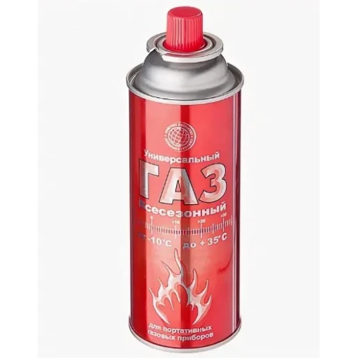 Газовый баллончик (пропан-бутан) 220гр.(всесезонная смесь) NIKA (GASOLINA)