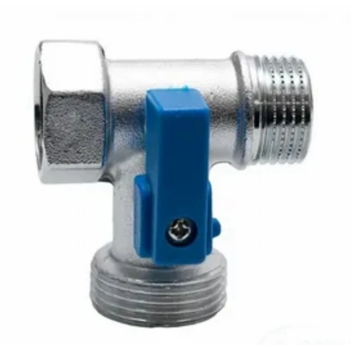 Кран 3-х проходной шаровый 1/2 х 3/4 х 1/2 VALTEC VT.256.N.04