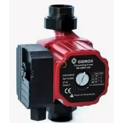 Насос циркуляционный GIDROX RS 25/60-130 с гайками (с проводом) К
