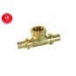 Тройник Аксиальный 16(2,2) х 1/2" Вн/р х 16(2,2) VALFEX