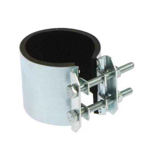 Хомут ремонтный усиленный  1/2" (Ду 15; Дн 20-24; шир.70) оцинкованный Sansfera