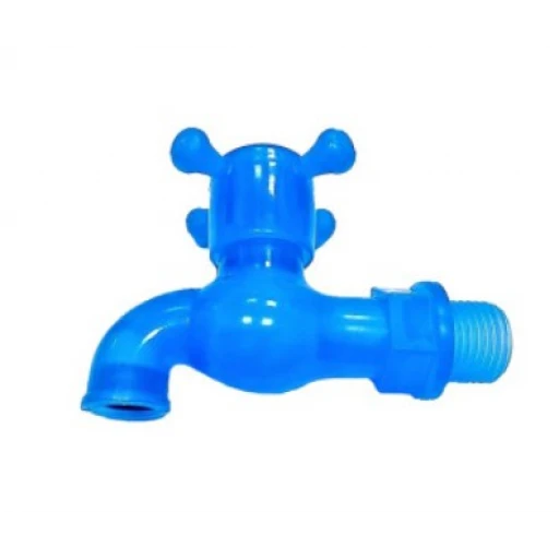 Кран водоразборный шаровый пластик. 1/2" Синий***К